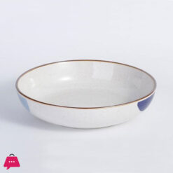 Danny Home Ceramic Hand Painted Deep Plate 8.25 Inch