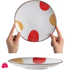 Danny Home Ceramic Hand Painted Dinner Plate 10.5 Inch