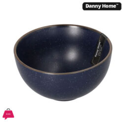 Danny Home Ceramic Speckled Navy Dessert Bowl 4.75 Inch