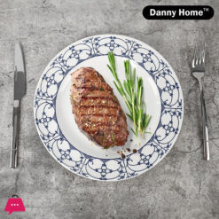 Danny Home Nordic Style Porcelain 18 Piece Plate Set Dinner Set