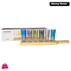 Danny Home Qahwa Glasses & Serving Paddle 7pcs 60ml