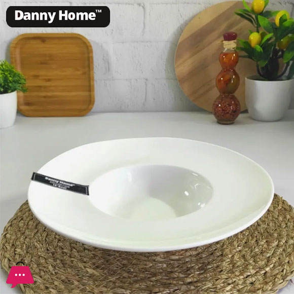 Danny Home Round Ceramic Soup Pasta Plate 10 Inch 3 Danny Home Round Ceramic Soup Pasta Plate 10 Inch