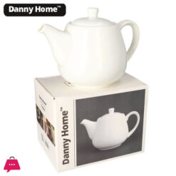Danny Home White Porcelain Teapot 850ml