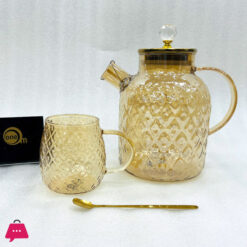 Diamond Glass Tea Set Of 13