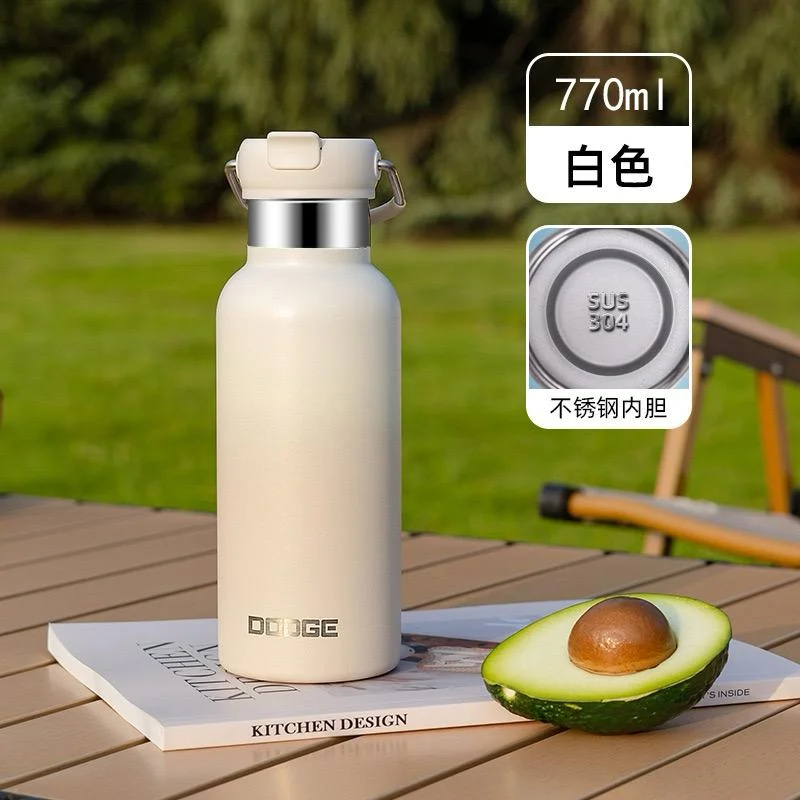 Dodge Stainless Steel Insulated Water Bottle With Handle 770 Ml