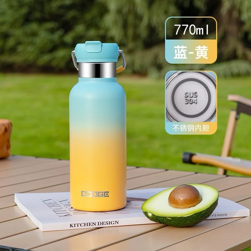 Dodge Stainless Steel Insulated Water Bottle With Handle 770 Ml