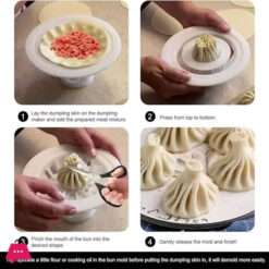 Flower Shaped Bun &Amp; Dumpling Machine