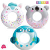 Intex Inflatable Donut Swimming Ring Koala/Seal/Unicorn Donut Tube Toy Kids Summer Pool 30 Inch...