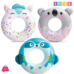 Intex Inflatable Donut Swimming Ring  Koala/Seal/Unicorn Donut Tube Toy Kids Summer Pool 30 Inch...