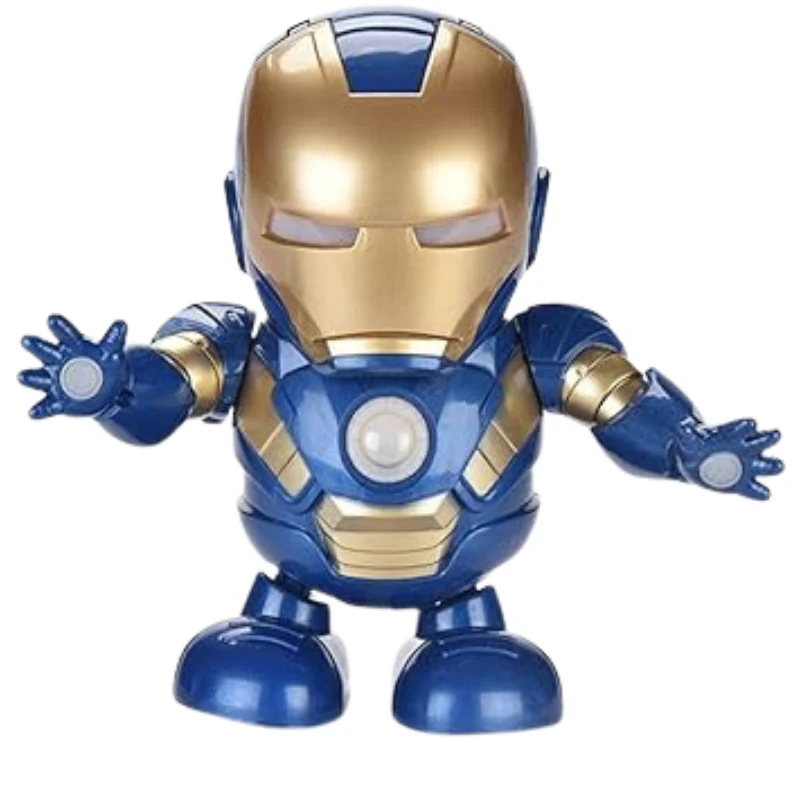 Iron Man Dancing Robot With Light &Amp; Music Toy For Kids