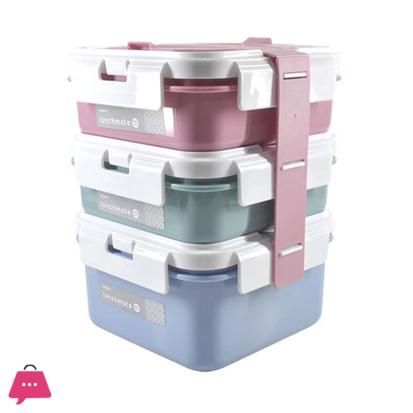 Komax Lunchmate Pinic 3P ( Pink ) 3 Komax Lunchmate Pinic 3P ( Pink )