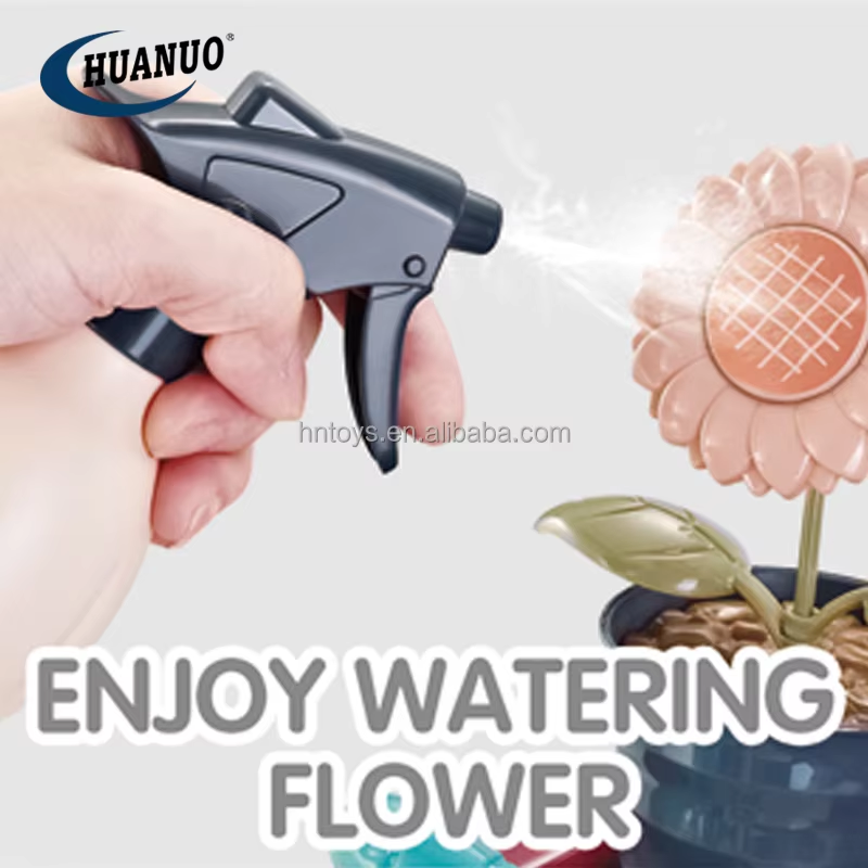 Little Helper 23Pcs Gardening Potting Combination Cart Creative Plant Cleaning Housework Toys