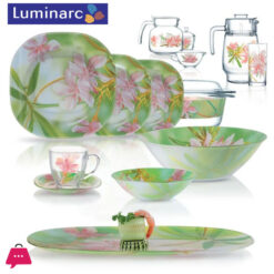 Luminarc Glassware Freesia Dinner Set – 71 Pieces