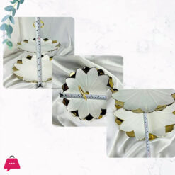 Luxury Classic Gold Tulip 2 &Amp; 3 Tier Pastry Stand