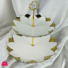 Luxury Classic Gold Tulip 2 &Amp; 3 Tier Pastry Stand