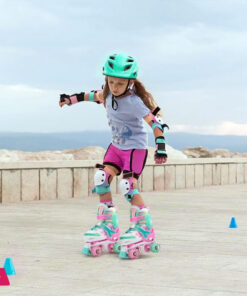 Mermaid Roller Skates Adjustable Light Up Roller Skates For Girls Purple &Amp; Pink Kids Roller Skates Indoor Outdoor - Image 5