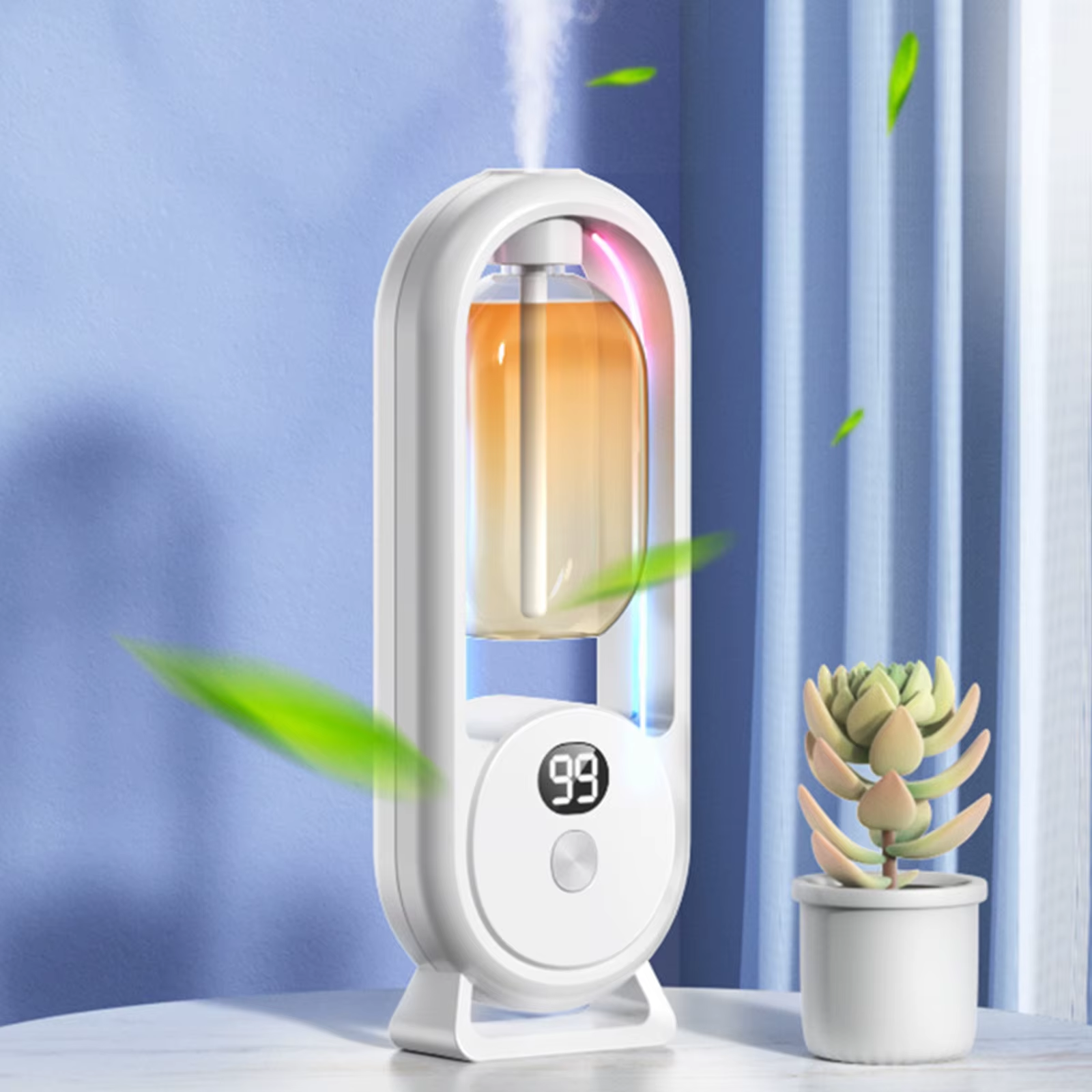 Rechargeable Essential Oils Diffuser Aromatherapy Humidifiers Wall Mounted Desktop Oil Fragrance Diffuser Essential For Home