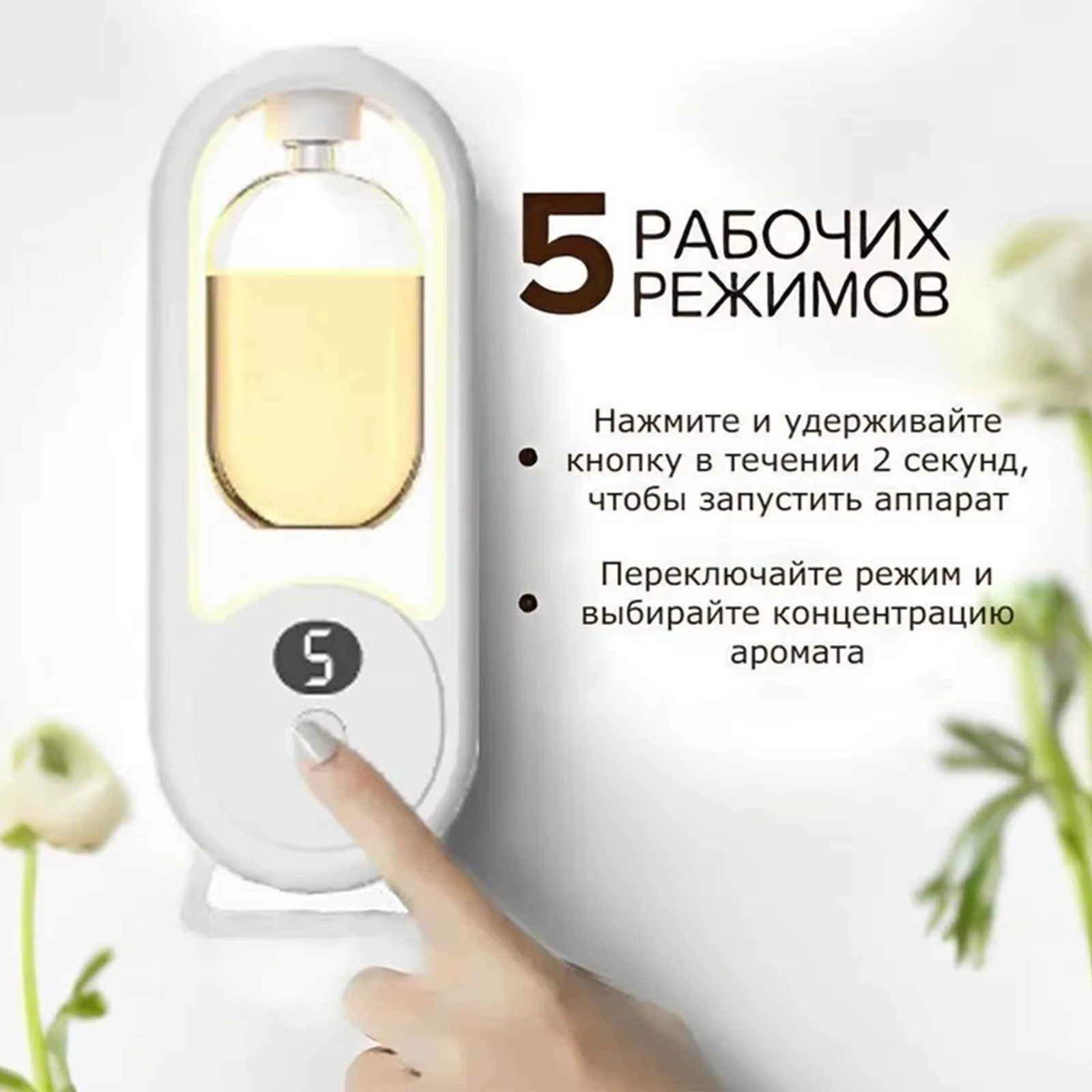 Rechargeable Essential Oils Diffuser Aromatherapy Humidifiers Wall Mounted Desktop Oil Fragrance Diffuser Essential For Home