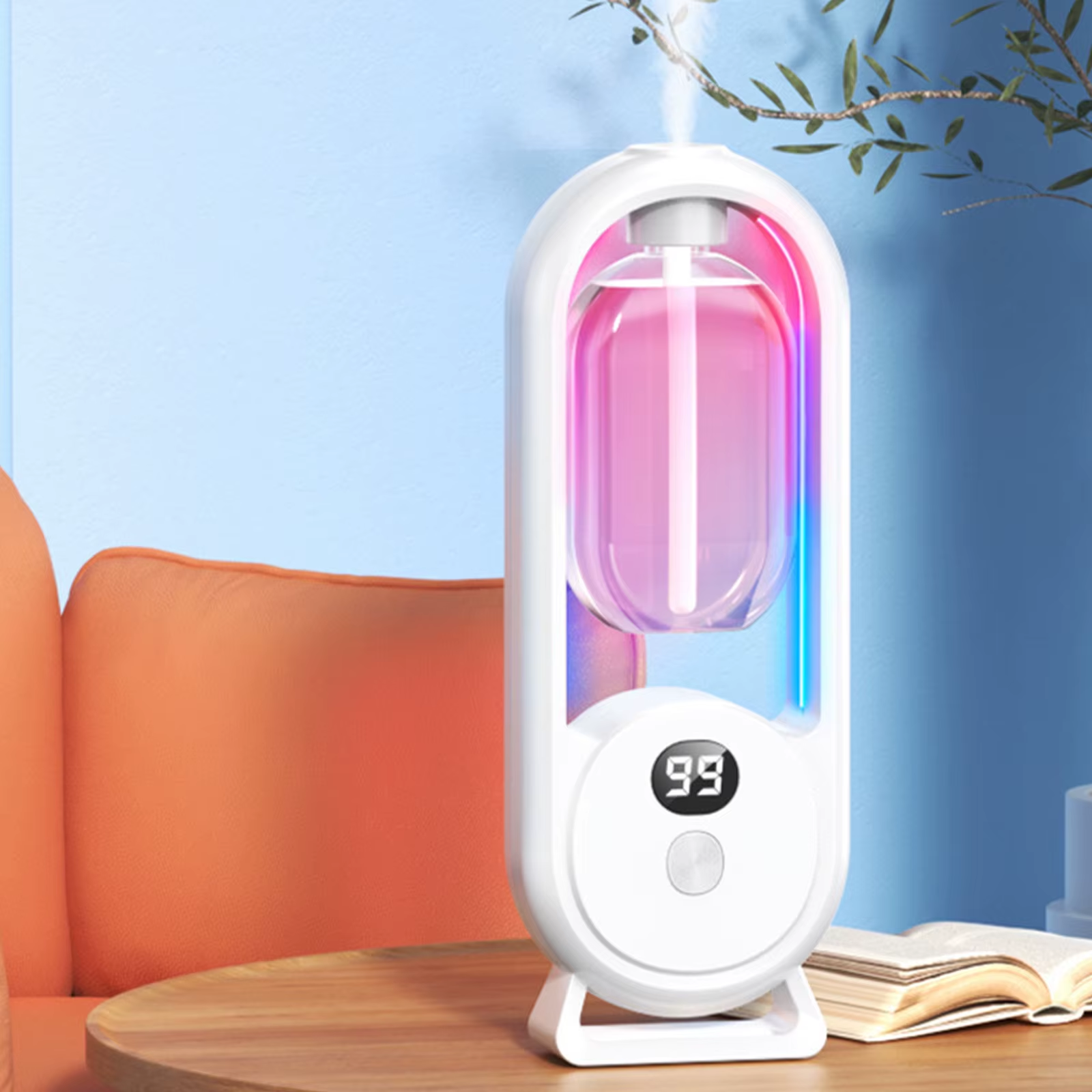 Rechargeable Essential Oils Diffuser Aromatherapy Humidifiers Wall Mounted Desktop Oil Fragrance Diffuser Essential For Home