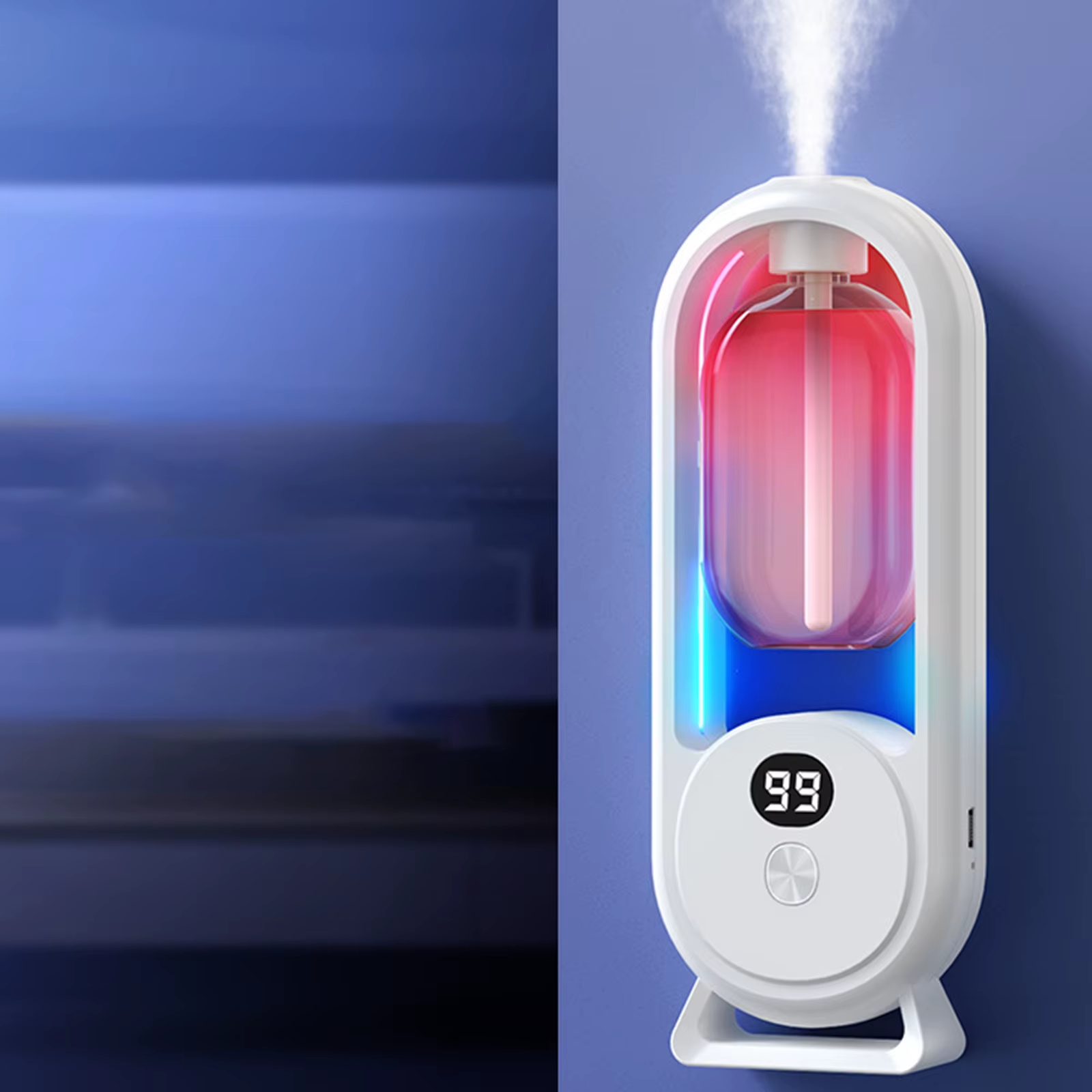 Rechargeable Essential Oils Diffuser Aromatherapy Humidifiers Wall Mounted Desktop Oil Fragrance Diffuser Essential For Home