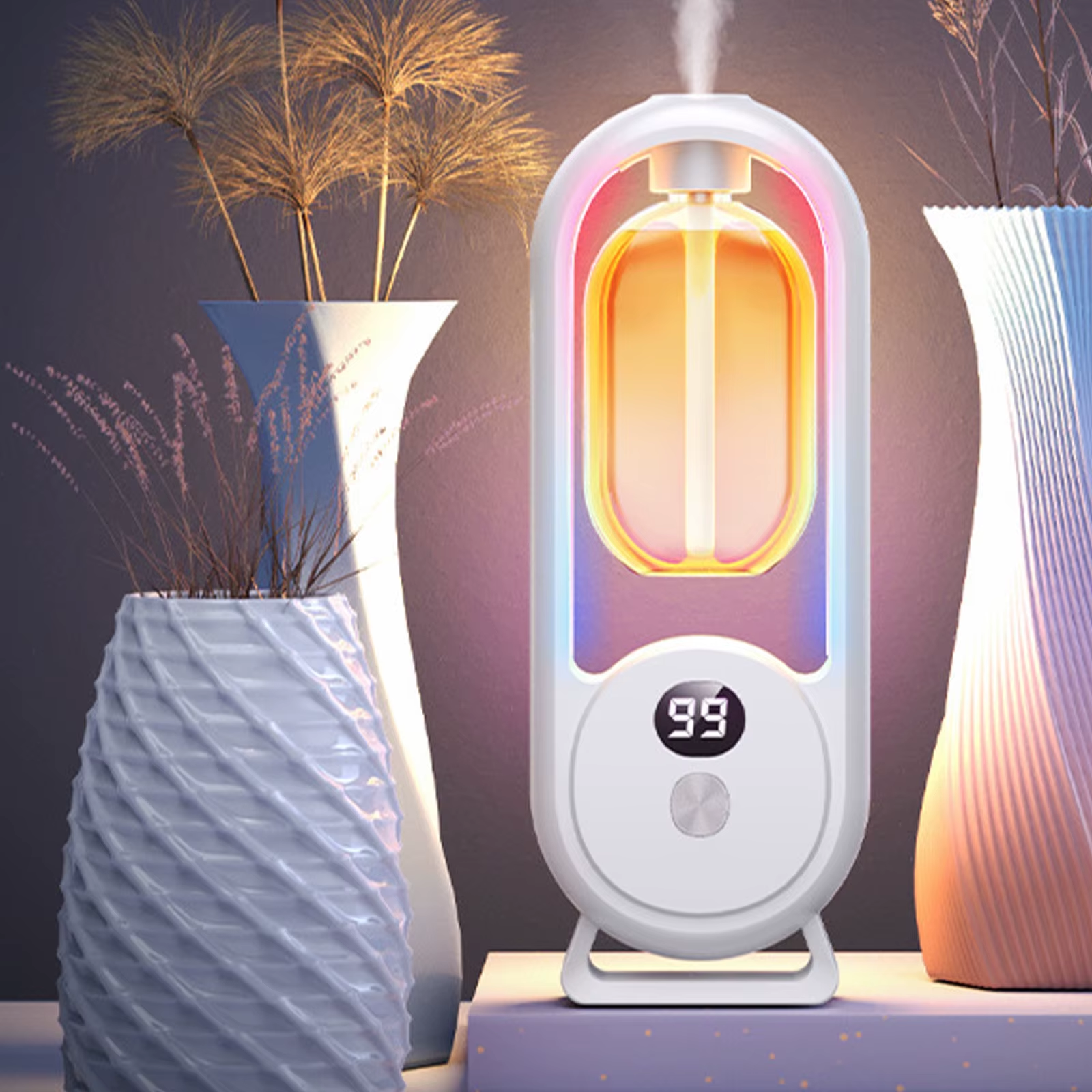 Rechargeable Essential Oils Diffuser Aromatherapy Humidifiers Wall Mounted Desktop Oil Fragrance Diffuser Essential For Home