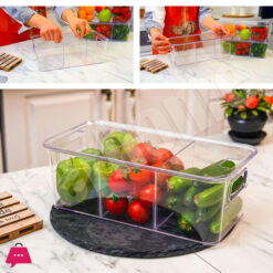 Refrigerator Organizer Set Of 3 Kitchen Compartment Containers 7 Refrigerator Organizer Set Of 3 Kitchen Compartment Containers
