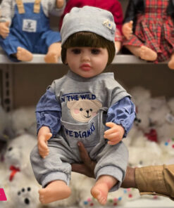 Silicone Vinyl Newborn Reborn Baby Doll Toy – 55 cm