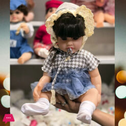 Silicone Vinyl Newborn Reborn Baby Doll Toy – 55 Cm