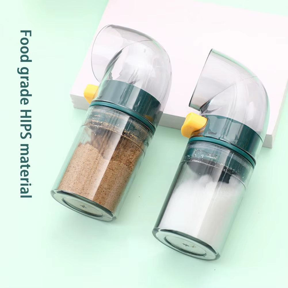 Spice Balance Volume-Controlled Moisture-Proof Salt Sugar Seasoning Jar 3Pcs