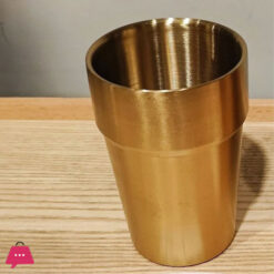 Stainless Gold Steel Glass 350Ml