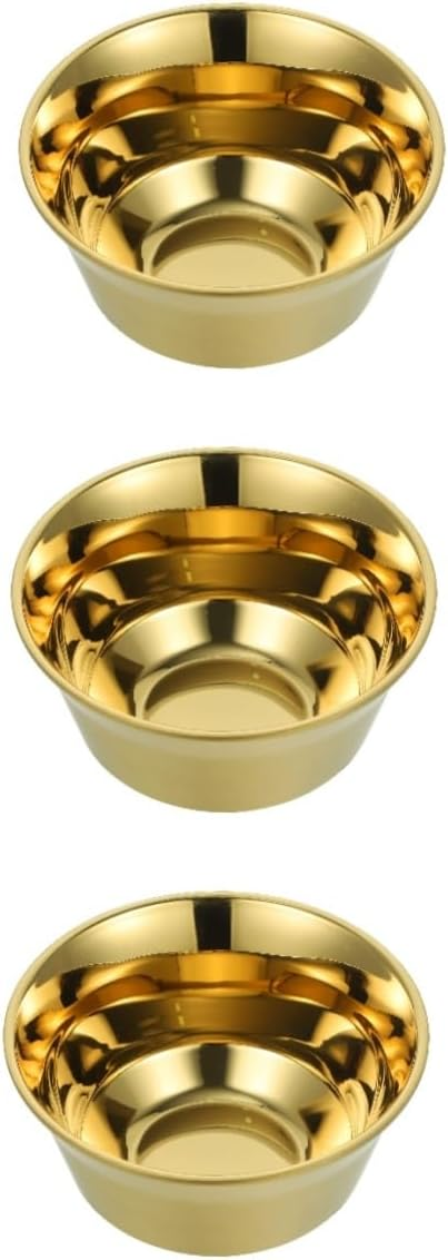 Stainless Steel Bowl Golden Bowl Curve 13 Cm