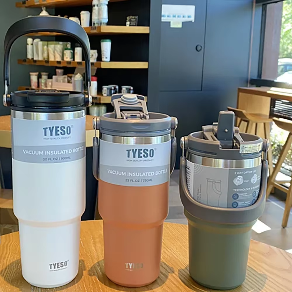 Stainless Steel Coffee Cup Thermos Bottle Double-Layer Insulation Cold And Hot Mug Vacuum Flask 750Ml 9 Stainless Steel Coffee Cup Thermos Bottle Double-Layer Insulation Cold And Hot Mug Vacuum Flask 750Ml