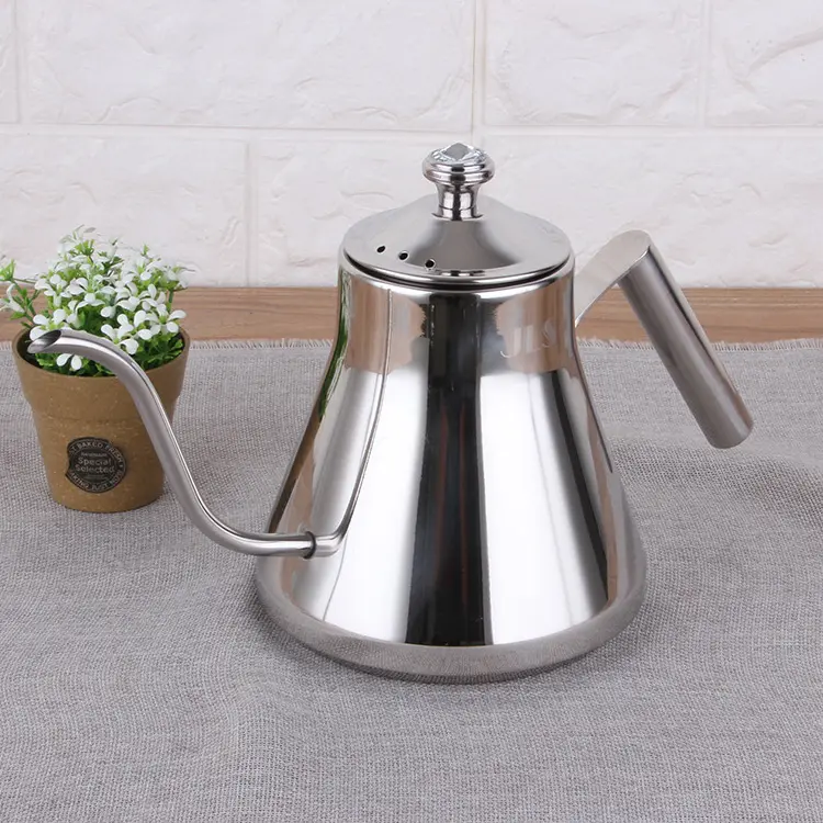 Stainless Steel Gooseneck Kettle Tea Pot 2L Gold