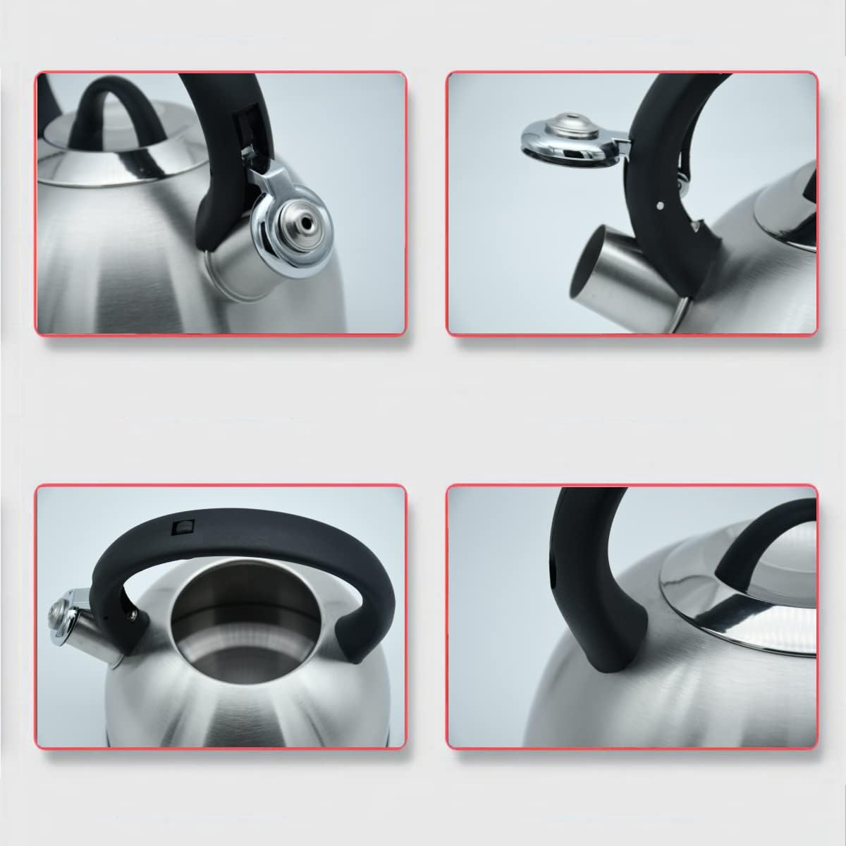 Quart Whistling Tea Kettle Stainless Steel Teapot