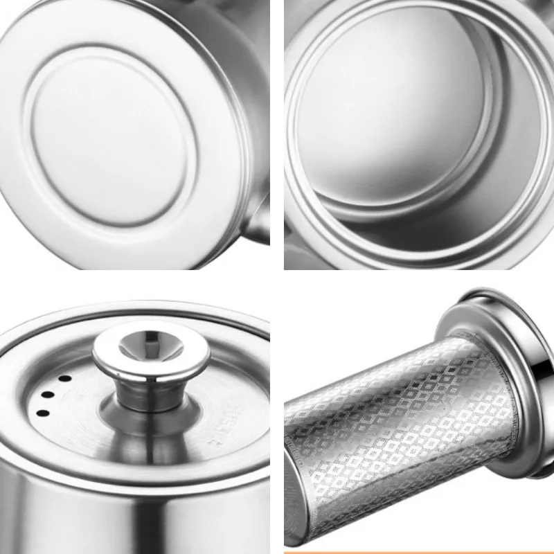 Stainless Steel Teapot Tea Kettle 1.5L Gold