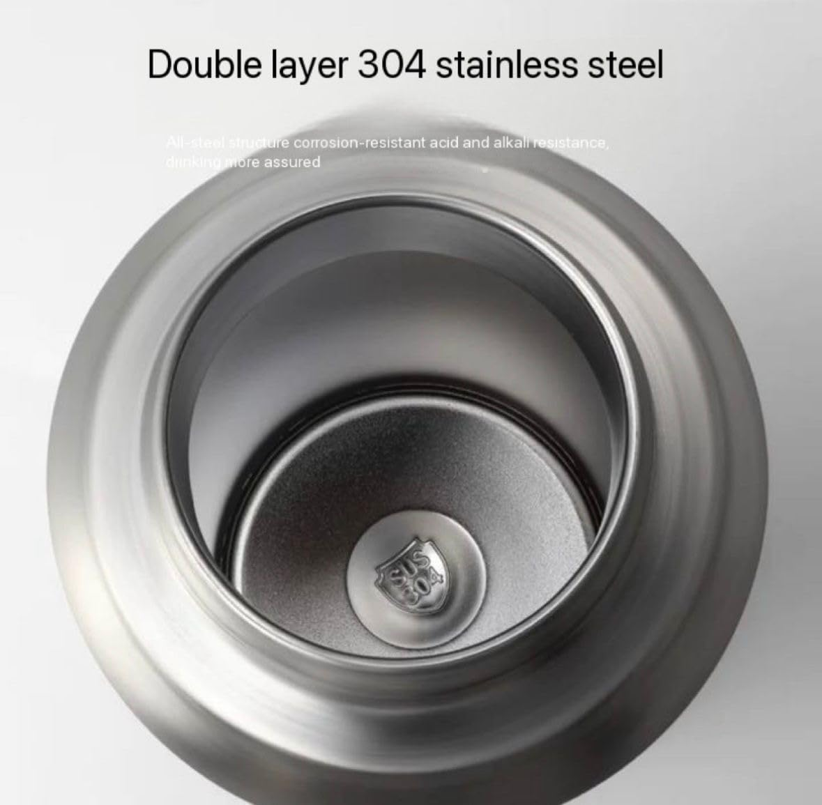 Stainless Steel Tumbler With Straw, Vacuum Insulated Water Bottle Life Traver Bottle 2.1 L