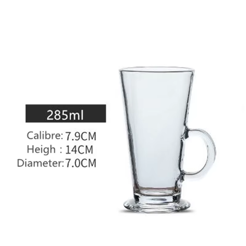 Tall Costa Latte Glass Juice Cocktail Mug Set Of 2