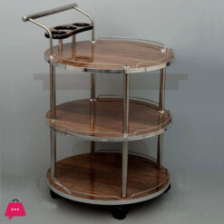 Tea Trolley Round Shape