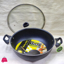 Thai Kitchen Ware Marble Coating Wok 5 Thai Kitchen Ware Marble Coating Wok