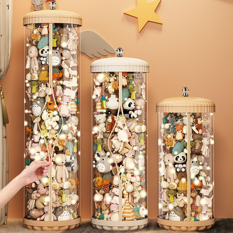 Toy Storage Tube With Zipper Toy Storage Bucket Toy Box