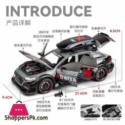1:24 Audi Rs6 Dtm Modified Vehicle Alloy Die Cast Toy Car Model Sound And Light