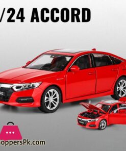 1:24 Honda Accord Alloy Die Cast Toy Car Model Sound And Light - Image 4