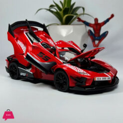 1:24 Ferrari Fxx K Supercar Alloy Metal Diecast Car Model Sound &Amp; Light Collection Hobby Decorative