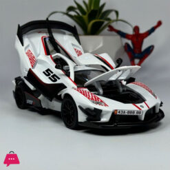 1:24 Ferrari Fxx K Supercar Alloy Metal Diecast Car Model Sound &Amp; Light Collection Hobby Decorative