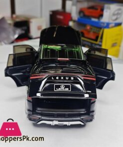 124 Scale Lexus Lx600 Diecast Model Alloy Car Lights Sound