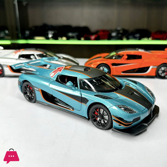 1:24 Scale Koenigsegg One:1 Supercar Diecast Alloy Car Model Sound And Light 3 1:24 Scale Koenigsegg One:1 Supercar Diecast Alloy Car Model Sound And Light