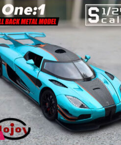 1:24 Scale Koenigsegg One:1 Supercar Diecast Alloy Car Model Sound And Light - Image 4