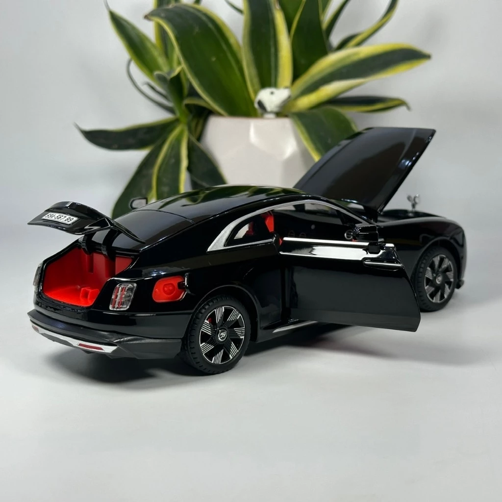 1:24 Scale Rolls Royce Spectre Alloy Car Model Sound Light Collective Casting Metal Toys Vehicles 11 1:24 Scale Rolls Royce Spectre Alloy Car Model Sound Light Collective Casting Metal Toys Vehicles