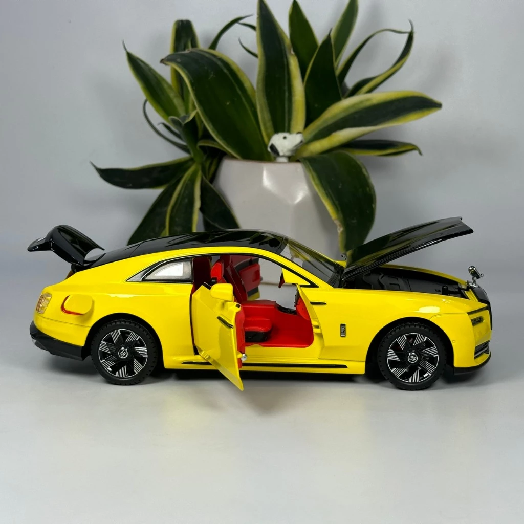 1:24 Scale Rolls Royce Spectre Alloy Car Model Sound Light Collective Casting Metal Toys Vehicles 10 1:24 Scale Rolls Royce Spectre Alloy Car Model Sound Light Collective Casting Metal Toys Vehicles