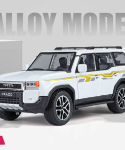 1:24 Toyota Prado Land Cruiser Lc250 Alloy Car Model Diecast Metal Toy Off-Road Vehicle Car Model Sound And Light - Image 2